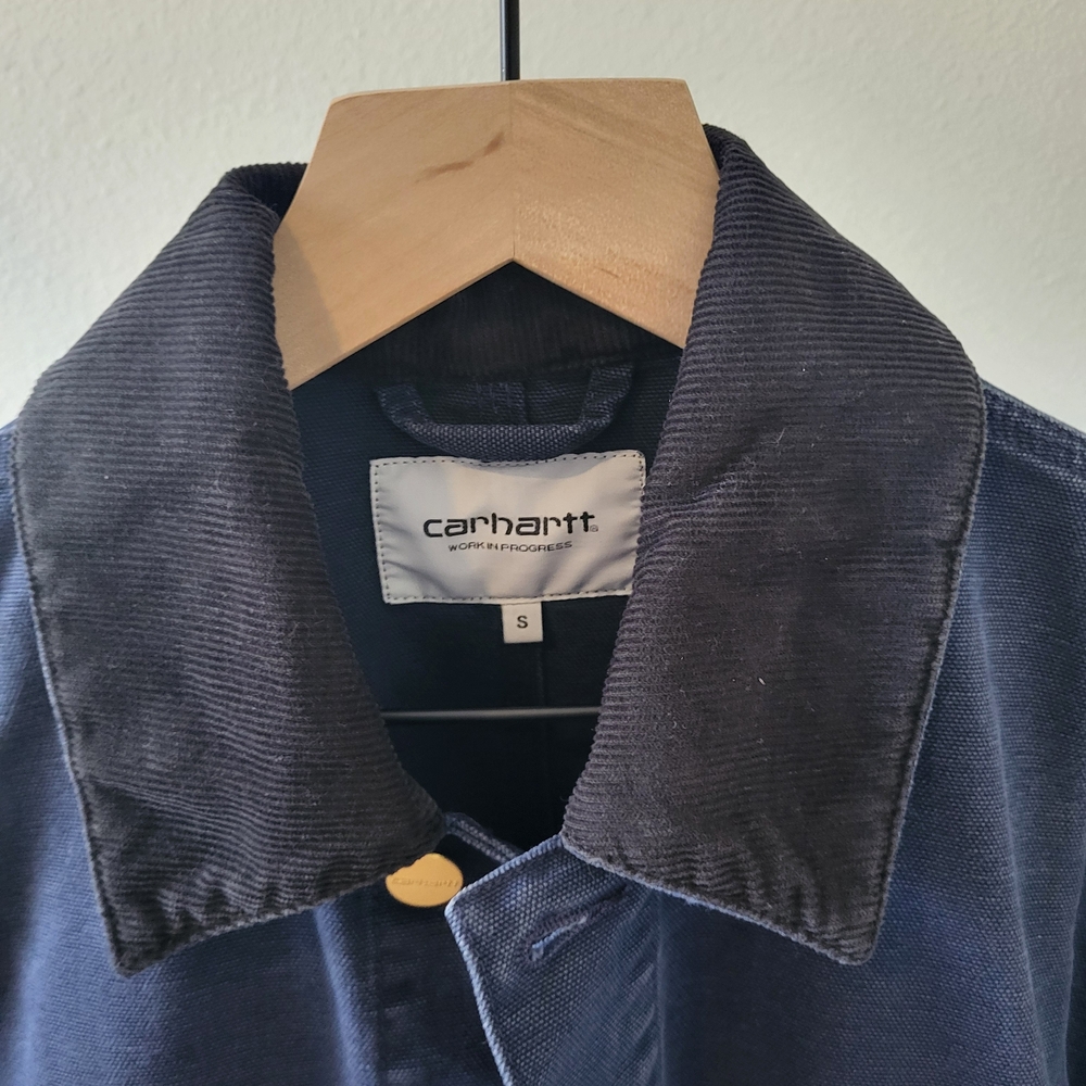 Carhartt Men's Chore Coat Spring Dark Blue Jacket Excellent Condition Never Worn